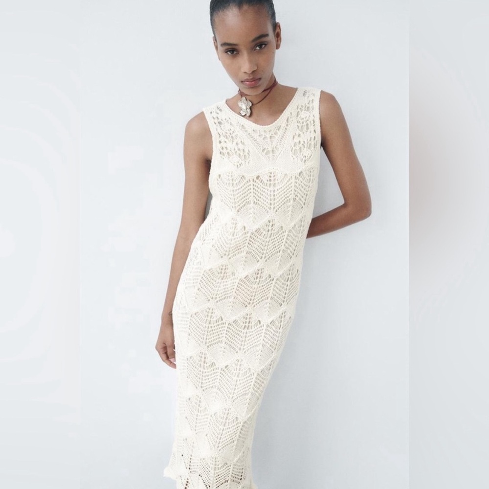 NWT Zara crochet dress